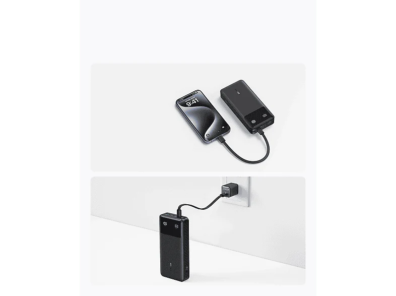 ANKER Powerbank 20 000 mAh 30W Noir (A1384G11) - Image 5