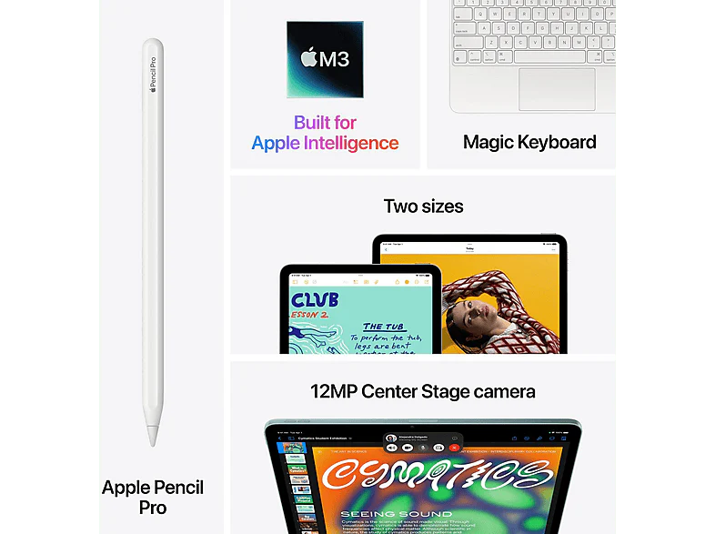APPLE iPad Air - 13 pouces - M3 - 128 GB - Purple - Wi-Fi - Image 9