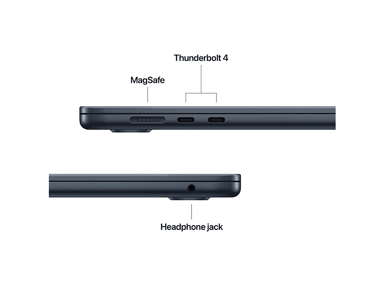 APPLE MacBook Air (2026) - 15 pouces - M5 (10 CPU/10 GPU) - 24 GB - 1 TB - Midnight - QWERTY - Image 6