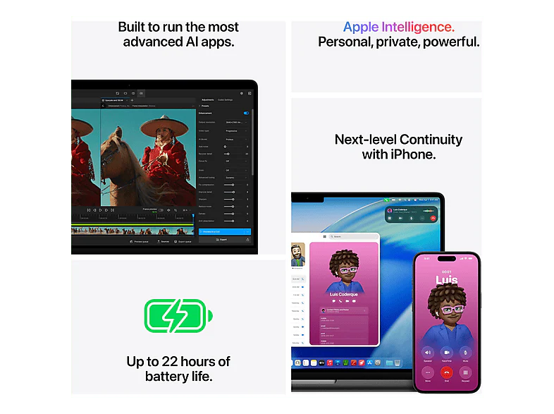APPLE Macbook Pro (2026) - 14 pouces - M5 Pro (15 CPU/16 GPU) - 24 GB - 2 TB - QWERTZ - Image 8