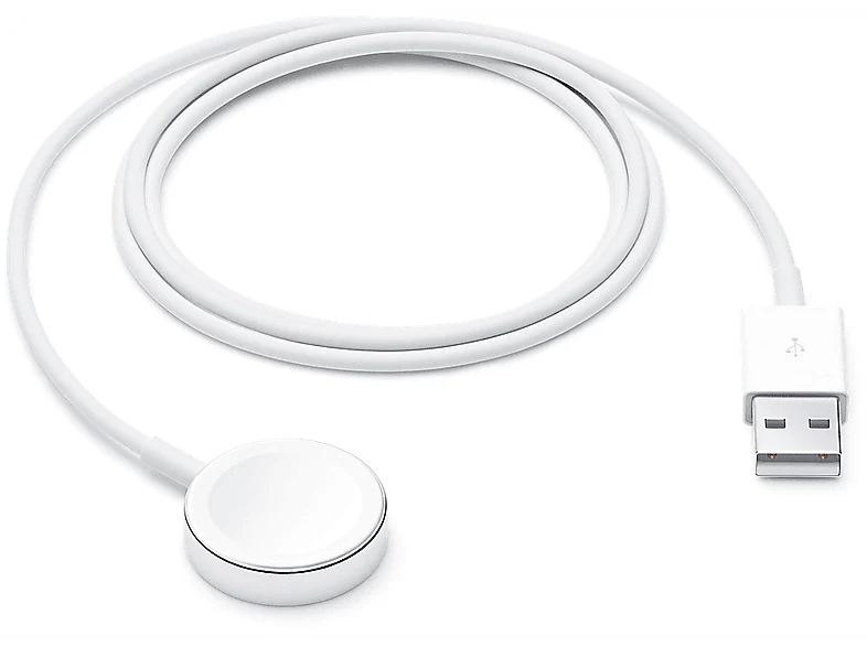 APPLE Watch Câble Magnétique USB-A 1 M Blanc (MW6A3ZM/A ) - Image 5
