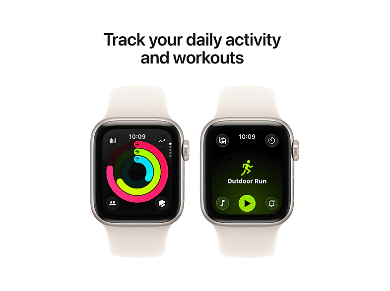 APPLE Watch SE 3 GPS - 40mm Starlight Aluminium Case - Starlight Sport Band - M/L - Image 22