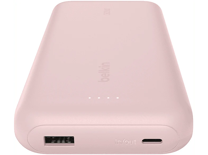 BELKIN Powerbank 20k 30W USB-C Rose - Image 4