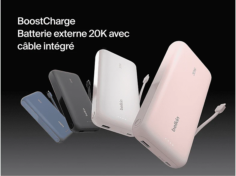 BELKIN Powerbank 20k 30W USB-C Rose - Image 6