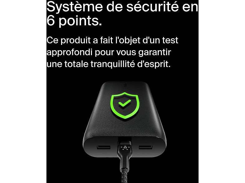 BELKIN Powerbank Boostcharge 27000mAh 32W Noir (BPB016btBK) - Image 7