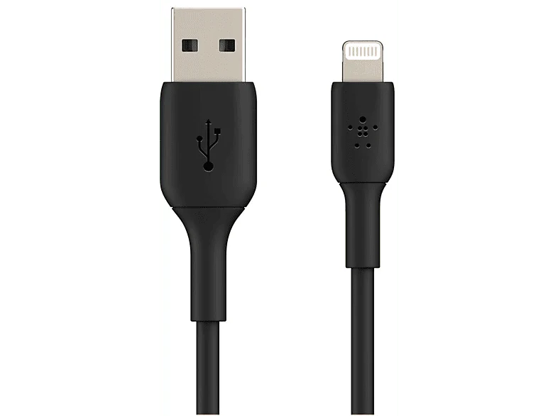 BELKIN Câble USB - Lightning 1 m Noir (CAA001bt1MBK) - Image 3
