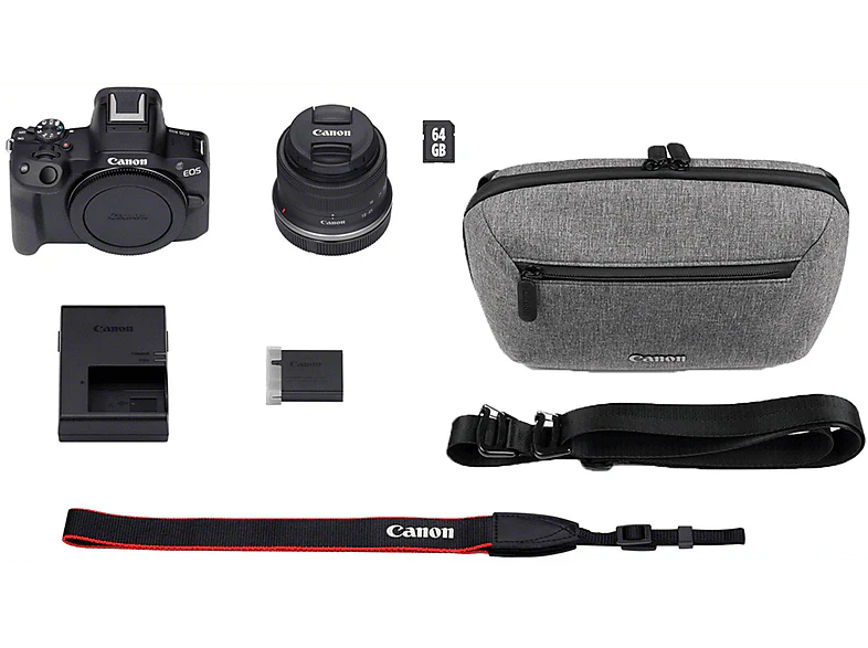 CANON Appareil photo hybride EOS R50 + RF-S 18-45 mm + Sac de transport + Carte SD - Image 5