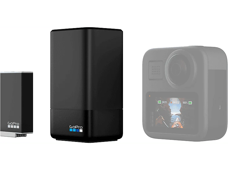 GOPRO Chargeur de batterie double avec batterie Enduro pour MAX (ACDBD-011-EU) - Image 3