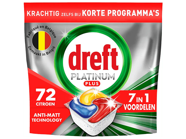 DREFT 72 tablettes lave-vaisselle
