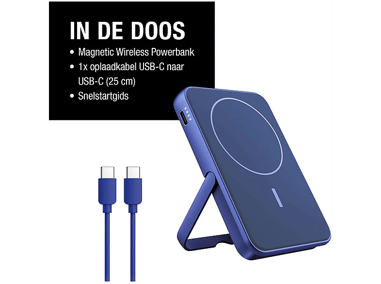 FRESH N REBEL MAGNET QI POWERBNK 5000MAH TRUEBLUE 2PBM5000TB - Image 9