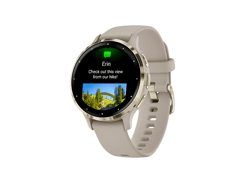 GARMIN Smartwatch Venu 3S French Gray Soft Gold (010-02785-02) - Image 13