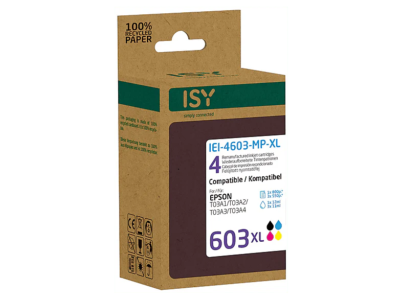 ISY 603XL Noir - Couleurs - Image 4