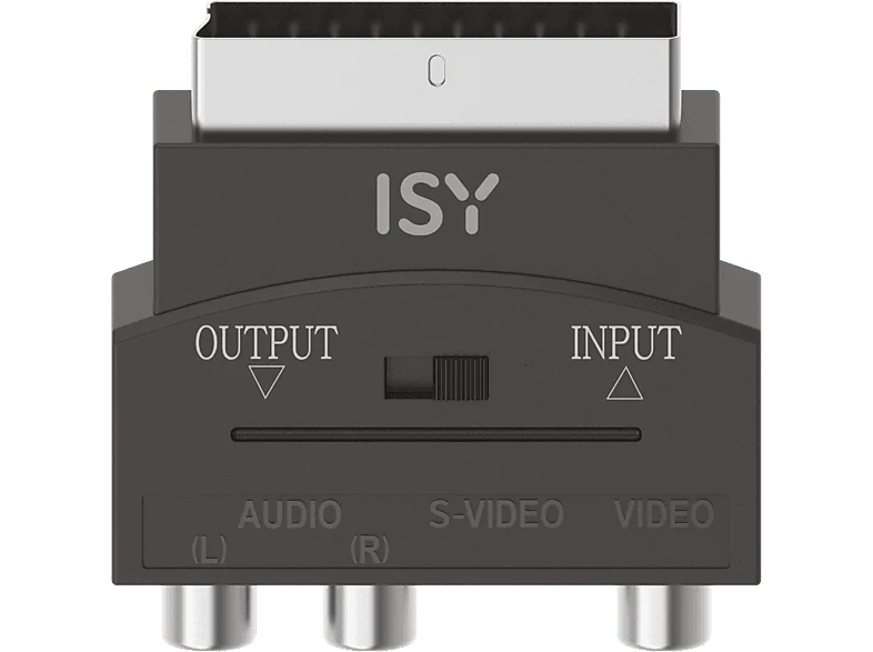 ISY IHD-9043 Adaptateur vidéo S-VHS/3x péritel