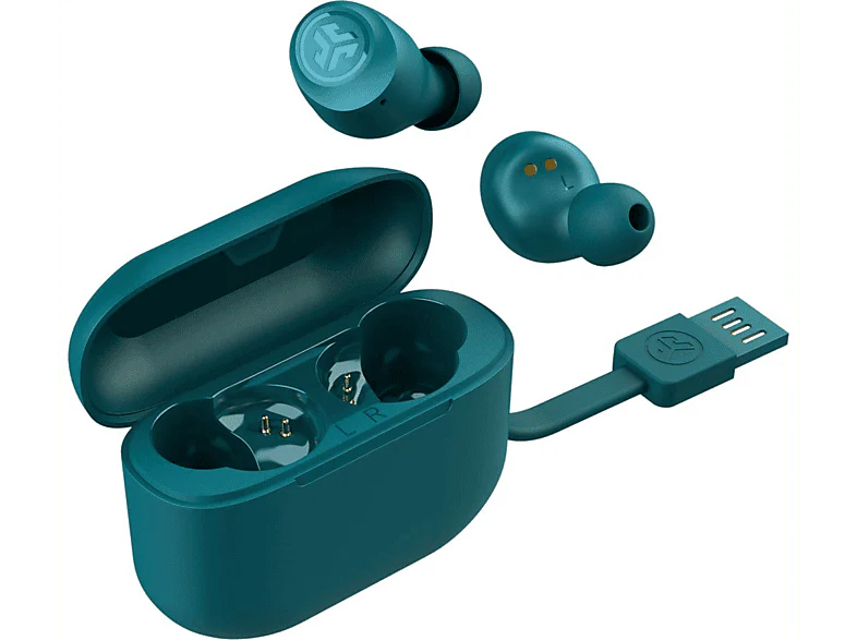 JLAB Écouteurs sans fil Go Air Pop True Wireless Turquoise (IEUEBGAIRPOPRTEL124) - Image 2