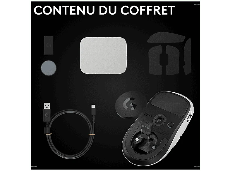 LOGITECH PRO X2 Superstrike Lightspeed Wireless Gaming Mouse - Souris Gaming sans fil - Image 11