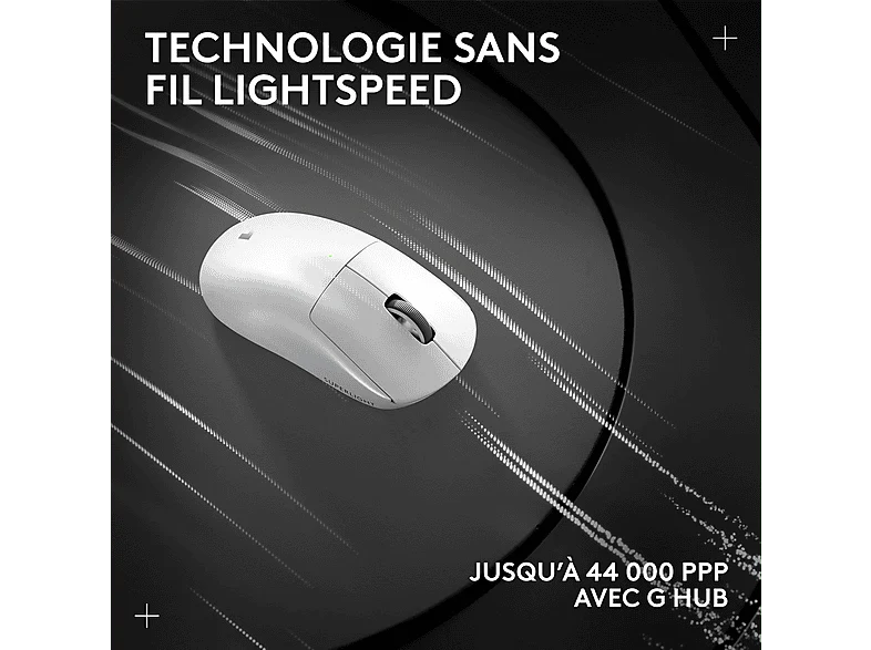 LOGITECH Souris gaming sans fil G PRO X Superlight 2 Blanc (910-006639) - Image 9