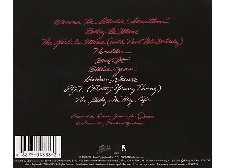 Michael Jackson - Thriller CD - Image 2