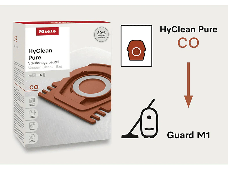 MIELE HyClean Pure CO Sacs d'aspirateur - Image 8