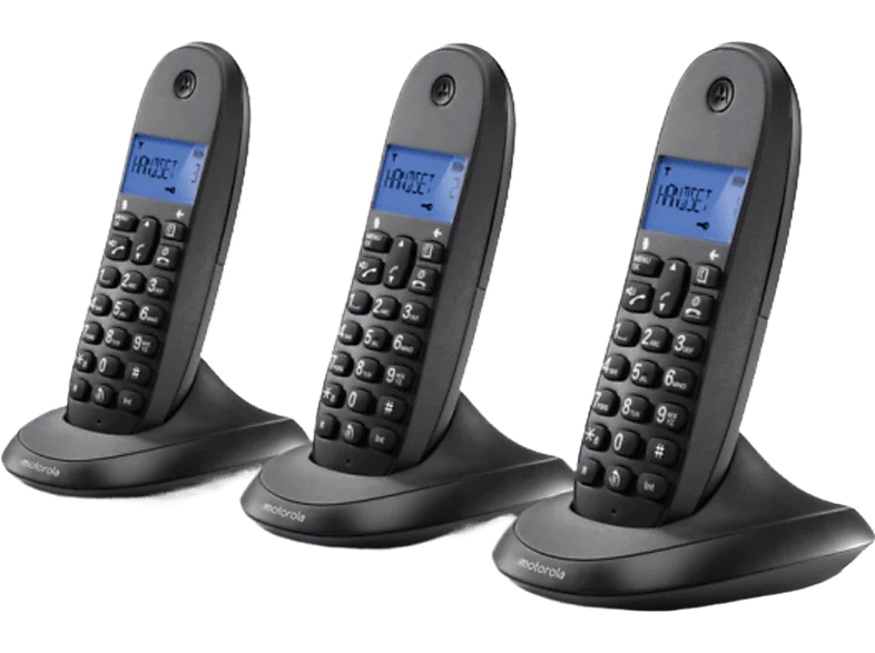 MOTOROLA Téléphone sans fil C1003CB+ DECT Trio - Black