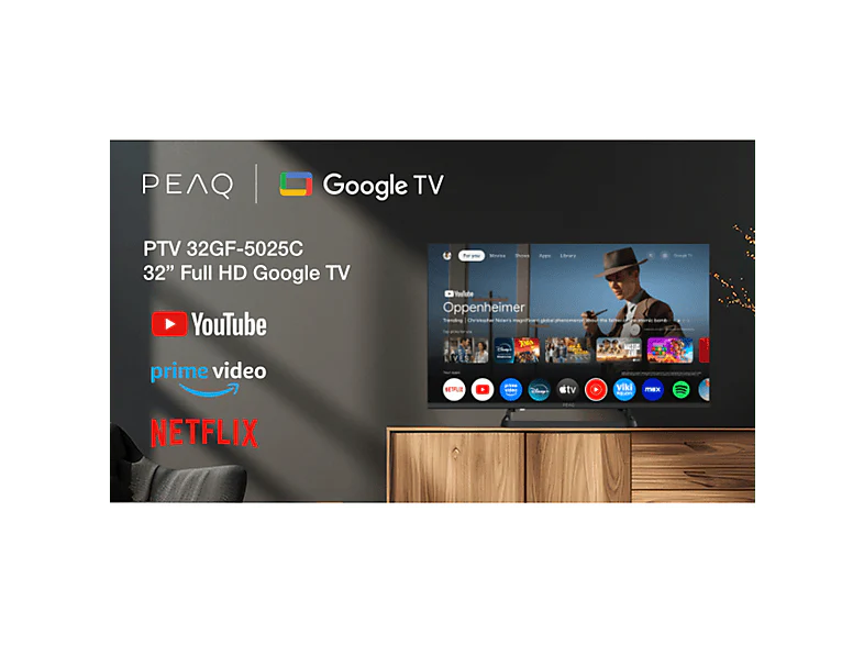 PEAQ Télévision Google TV 32'' 32GF-5025C - Image 14