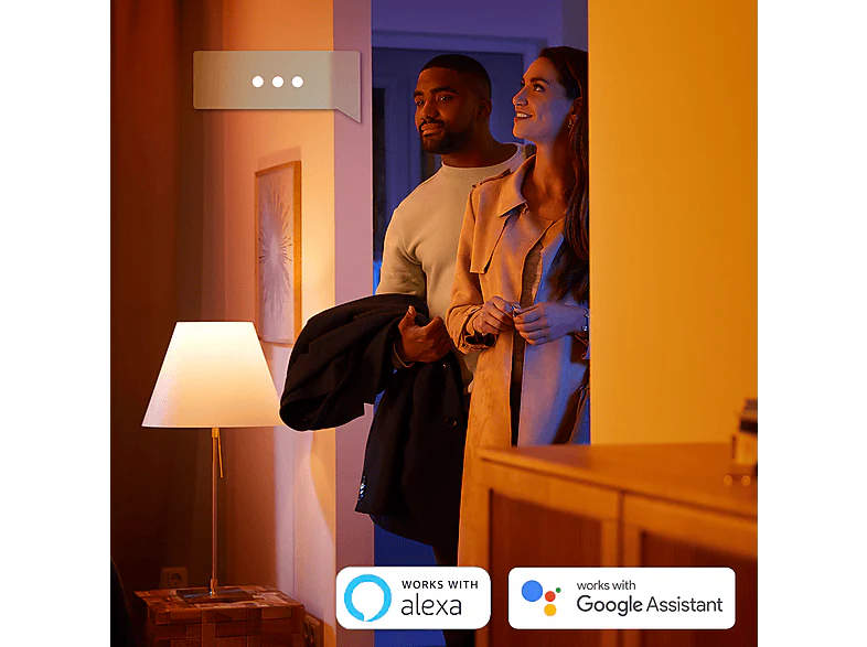 PHILIPS HUE Lampe de table Smart Iris RGB Blanc (26446500) - Image 11