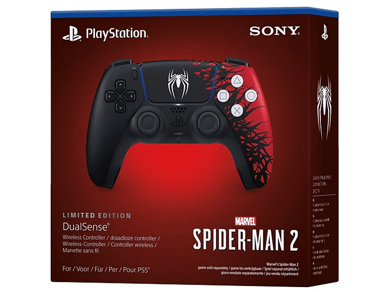 PLAYSTATION PlayStation 5 DualSense manette sans fil - Marvel’s Spider-Man 2 Limited Edition - Image 6