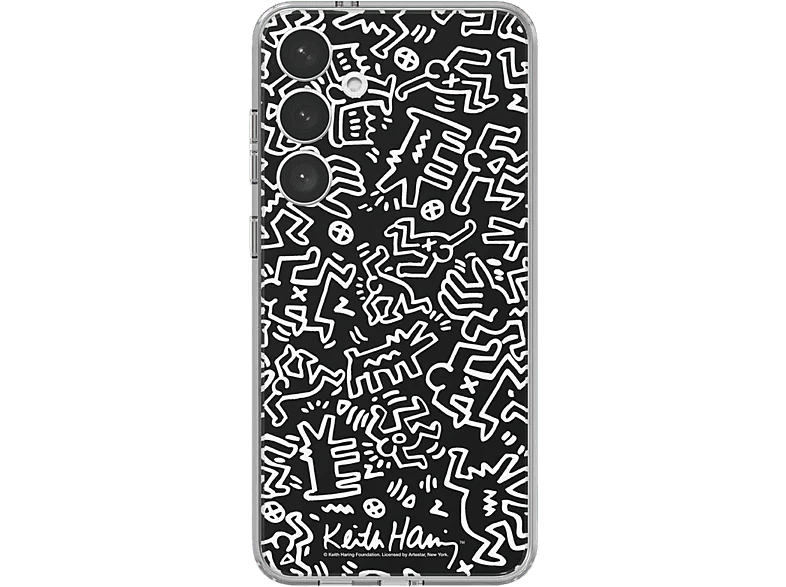 SAMSUNG Carte Flipsuit Galaxy S24 Plus Keith Haring Noir (GP-TOS926SBBBW)