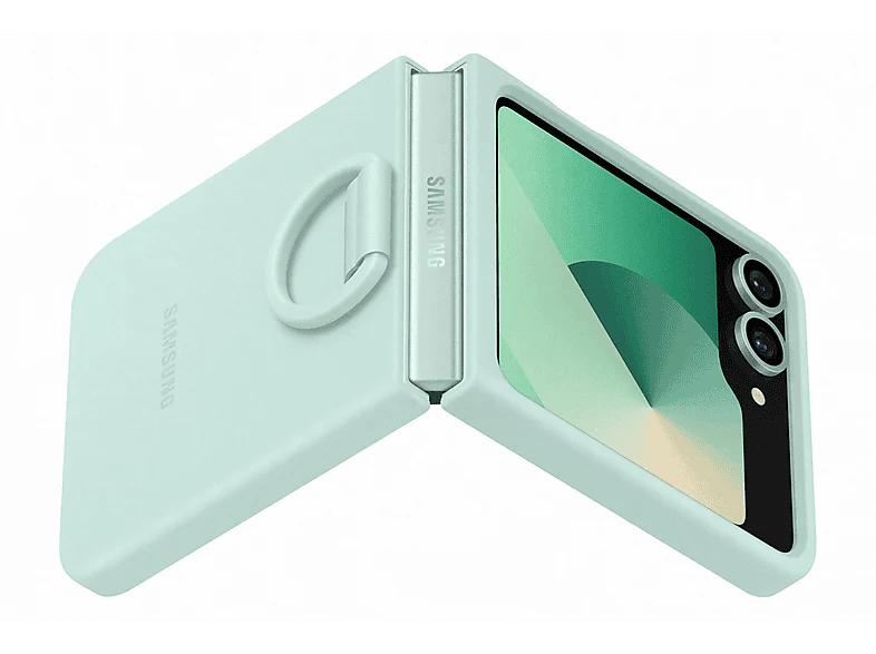 SAMSUNG Cover Silicone Z Flip 6 Vert (EF-PF741TMEGWW) - Image 4