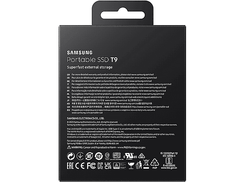 SAMSUNG Disque dur externe SSD - 1 TB - Noir - Image 8