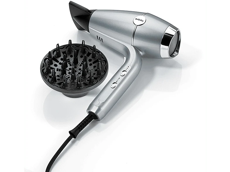 BABYLISS Sèche-cheveux Hydro Fusion 2100 (D773DE) Sèche-cheveux Argenté - Image 2