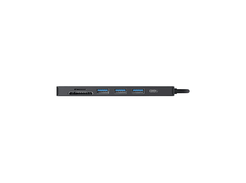 SITECOM Adaptateur multiport 7-en-1 USB-C PD Argenté / Noir (CN-5505) - Image 9