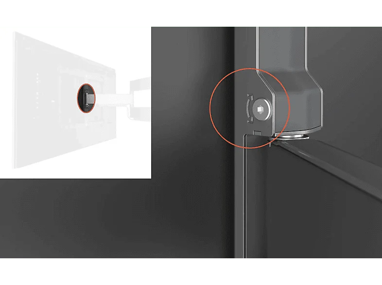 VOGELS Support mural Orientable 32"-65" Noir (TVM 5445) Support mural Noir - Image 2