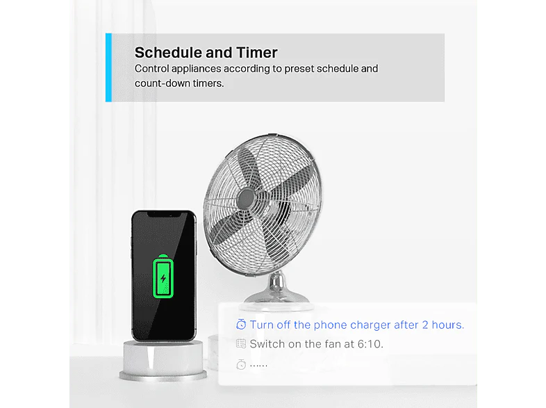 TAPO P110 Mini prise connectée WiFi avec suivi de consommation (4-Pack) Prise intelligente Blanc - Image 5