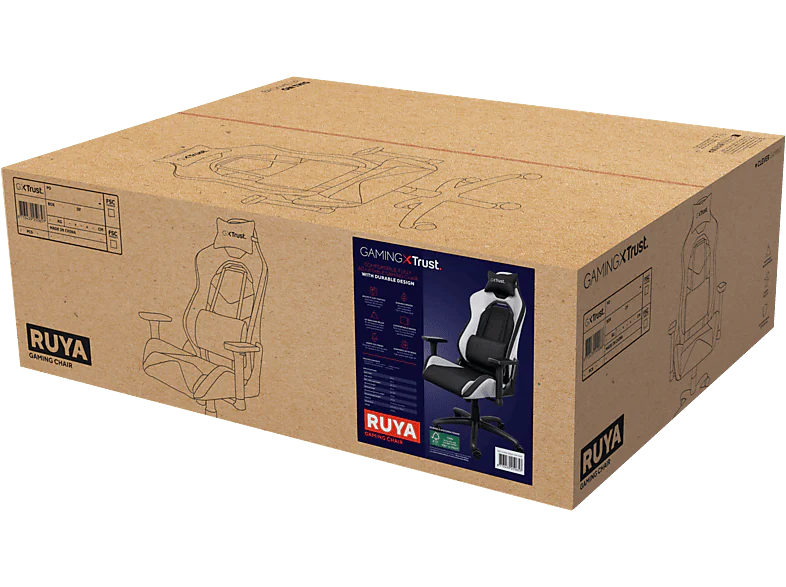 TRUST Chaise gaming Ruya Blanc (GTX14W) - Image 16